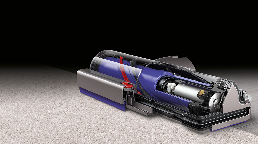 The Dyson Small Ball has a selfadjusting cleaner head to seal in suction across all floor types.