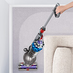 A ball instead of fixed wheels makes the Dyson Small Ball vacuum easy to steer around corners.