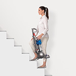 The Dyson Small Ball vacuum is light to carry around the home.