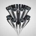 The Dyson Small Ball vacuum has smaller cyclones to increase airflow and fine dust capture. 