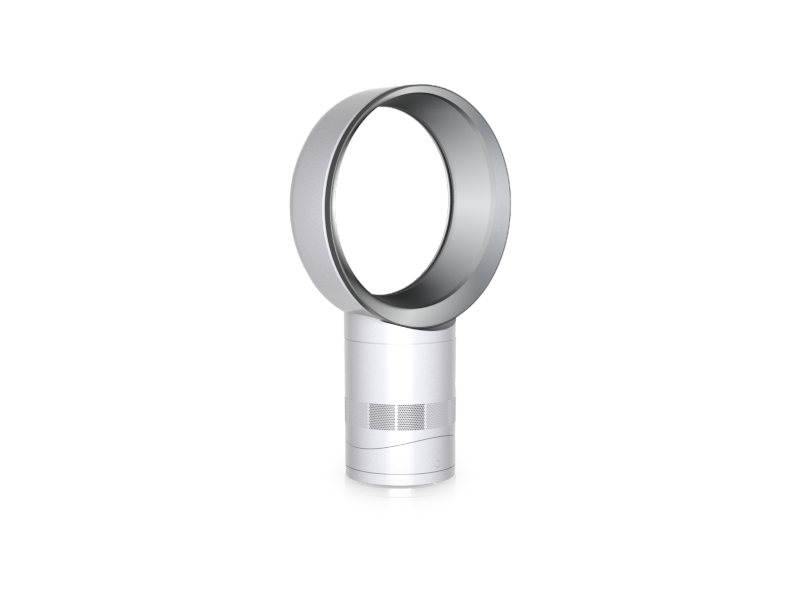 Dyson AM06 Desk Fan 300mm Bladeless Fan White Silver - Free