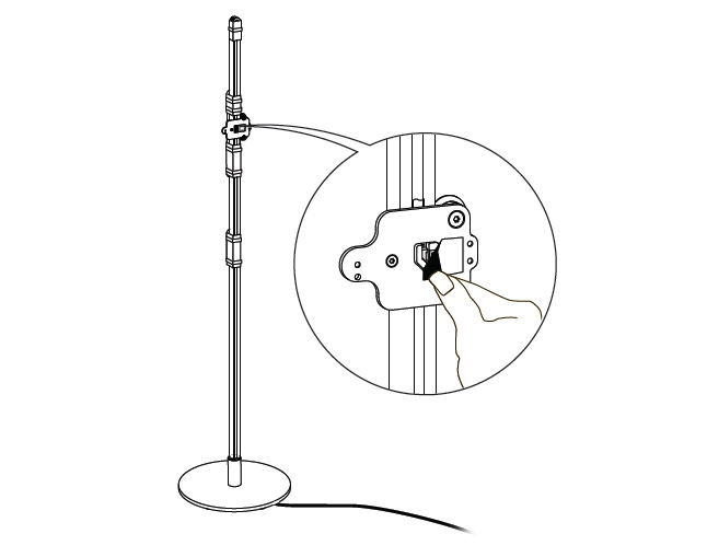 diagram showing how to remove red tape from the electrical contacts