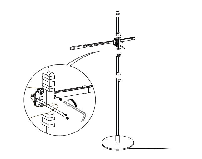 diagram showing how to remove the heat sink arm
