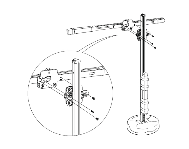 diagram showing how to remove tape from the weight