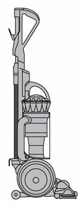 diagram showing the wand hose and base