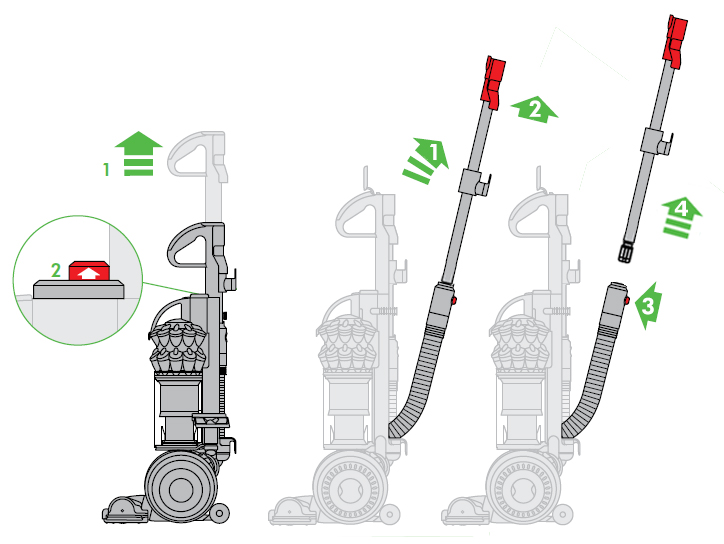 diagram showing how to remove the wand