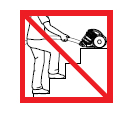 Do not use above you on the stairs