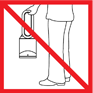 Do not carry by the air loop amplifier