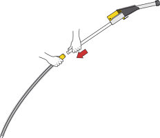 diagram showing how to fit wand