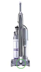 image showing location of serial number