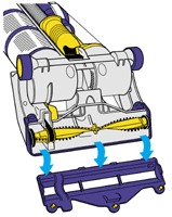 diagram showing how to remove soleplate
