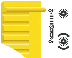 diagram showing how to operate brush control