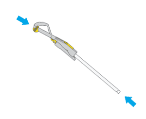 diagram showing how to check wand for blockages