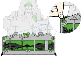 diagram showing how to replace soleplate