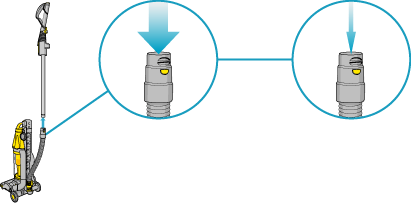 diagram showing how to test suction from hose