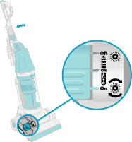 diagram showing how to use brush control