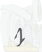 diagram showing a broken belt