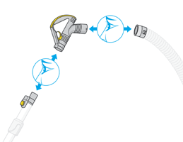diagram showing where to check for blockages
