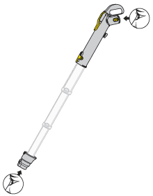 diagram showing how to check wand for blockages