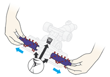 diagram showing how to remove brushbar
