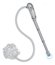 diagram showing how to fit mini turbine tool