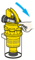 diagram showing how to replace filter