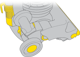 diagram showing correct position for valve carriage