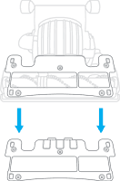 diagram showing how to remove the soleplate