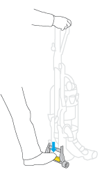 diagram showing how to use the stabiliser