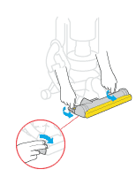 diagram showing how to remove brushbar