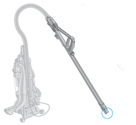 diagram showing how to fit mini turbine tool