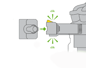 diagram showing how to fit motorised head