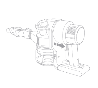 diagram showing on/off switch being pressed