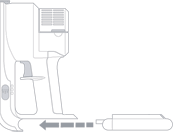 diagram showing how to fit battery