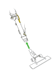 diagram showing how to attach flat out&trade; tool