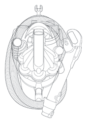 diagram showing how to store the machine