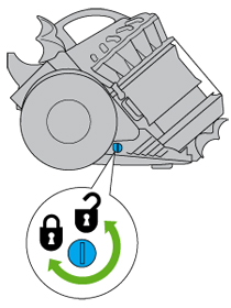 diagram showing how to remove filter A