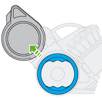 diagram showing how to remove filter A