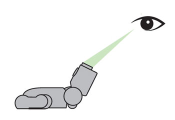 diagram showing how to check the power floor tool
