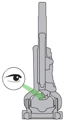 diagram showing how to check hose inlet for blockages