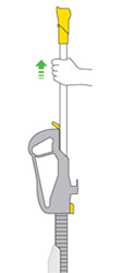diagram showing how to remove wand