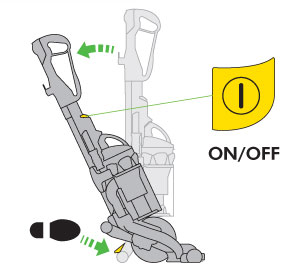 diagram showing how to use the machine