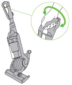 diagram showing how to use your dyson