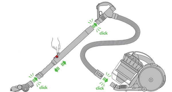 diagram showing how to assemble the machine