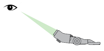 diagram showing how to clear the dual mode floor tool